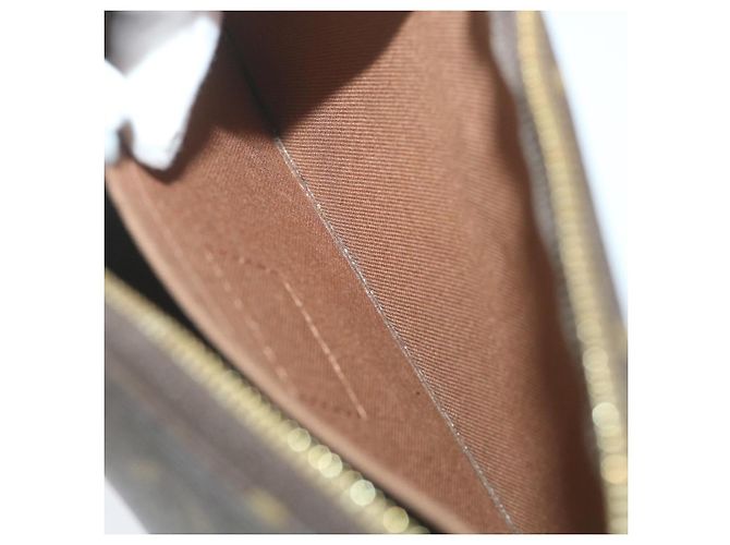 LOUIS VUITTON Monogram Multi Pochette Accessori Pouch Khaki M44813 auth 58358UN Cachi Monogramma - vista 19