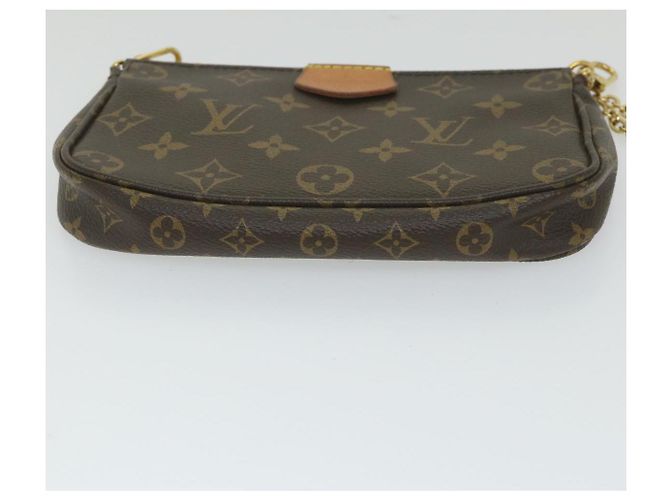 LOUIS VUITTON Monogram Multi Pochette Accessori Pouch Khaki M44813 auth 58358UN Cachi Monogramma - vista 27
