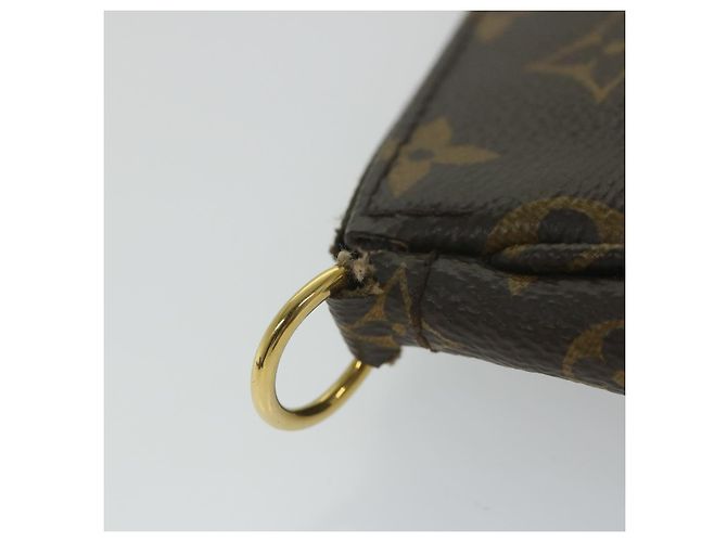 LOUIS VUITTON Monogram Multi Pochette Accessori Pouch Khaki M44813 auth 58358UN Cachi Monogramma - vista 7