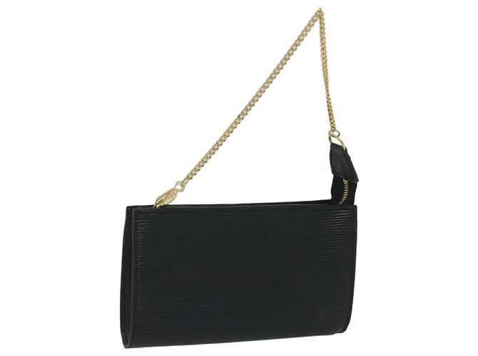 LOUIS VUITTON Epi Bucket PM Pouch Nero LV Auth 56355 - vista 13