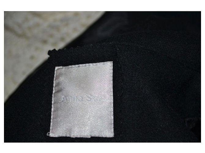 Abrigo negro Anna Sui - vista 5