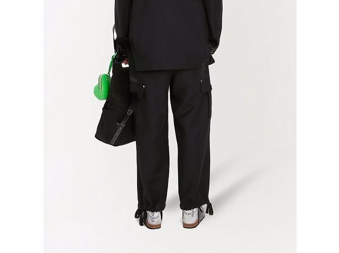 JW Anderson Calças Cargo Pretas - vista 6