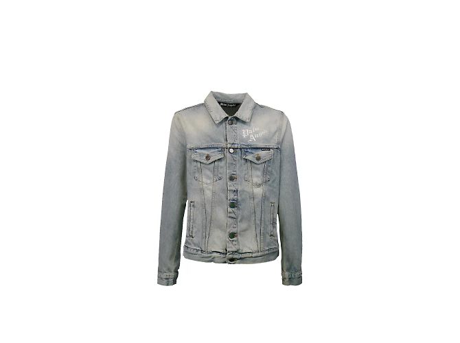 Palm Angels Giacca in denim dal Sacro Cuore - vista 2