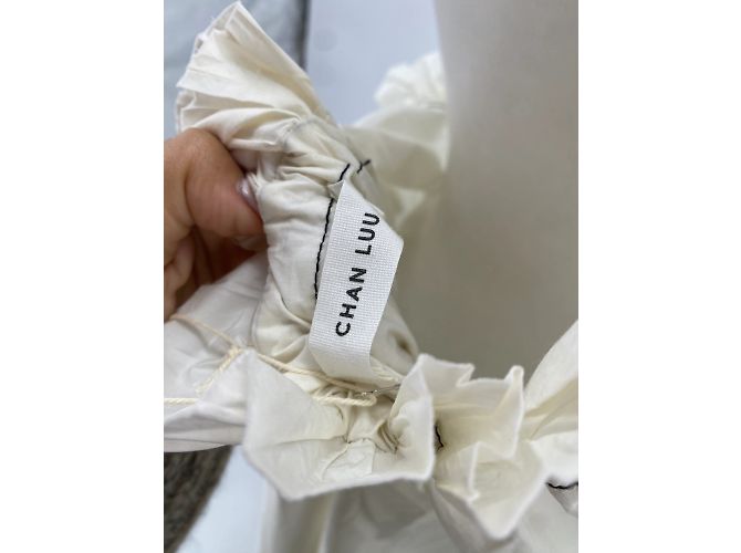 Chan Luu dresses T.0-5 1 Cotton Cream - view 4