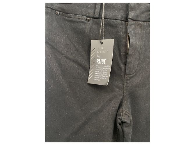 Paige Jeans Jeans Paige T.US 26 Algodón Negro - vista 2