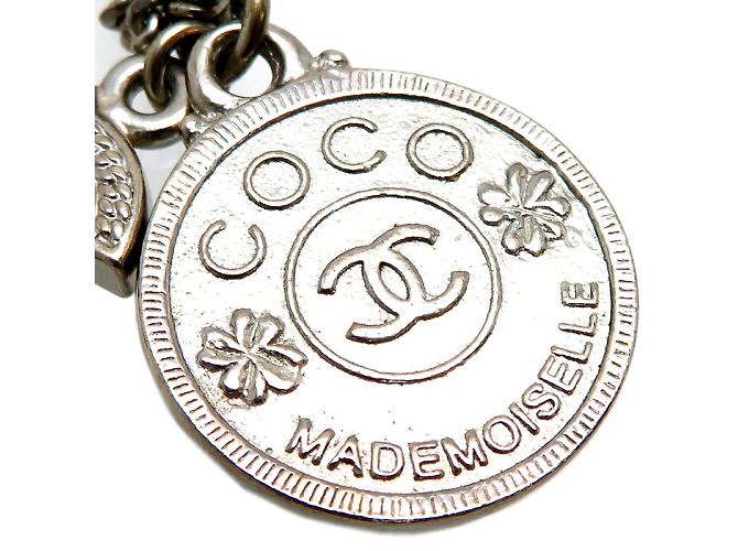 Chanel Collana a catena con monete CC Mademoiselle Argento - vista 5