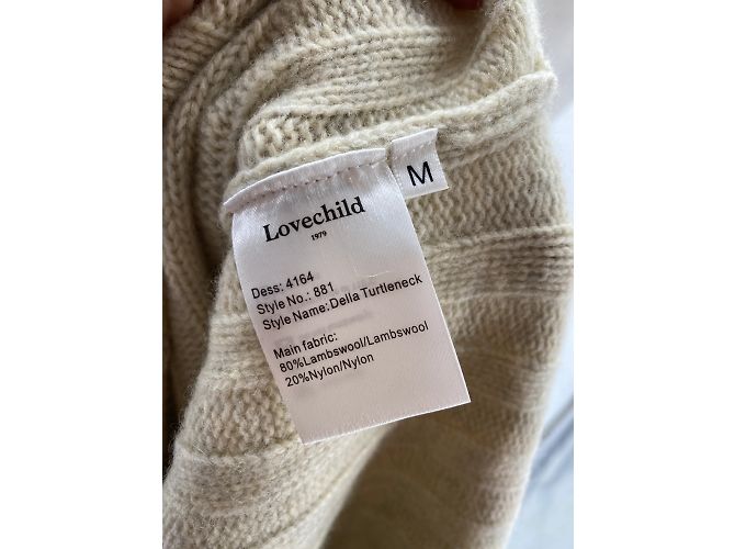 Lovechild 1979 Strickwaren T.International M Wolle Roh - Ansicht 5