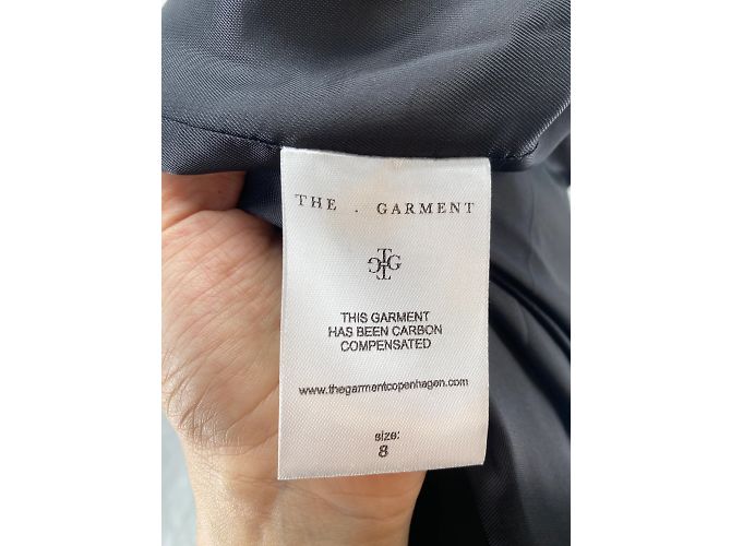 Autre Marque Las chaquetas de lana T.UK 8 Gris - vista 6