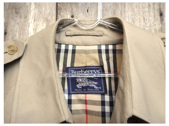 Trench vintage Burberry 60 Beige - vista 3