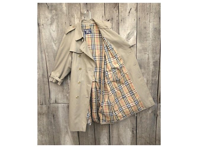 Trench vintage Burberry 60 Beige - vista 4