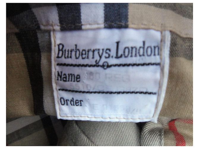 Trench vintage Burberry 60 Beige - vista 5
