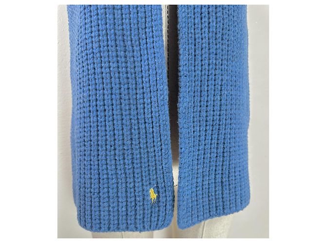 Bufanda de lana Polo Ralph Lauren azul - vista 2