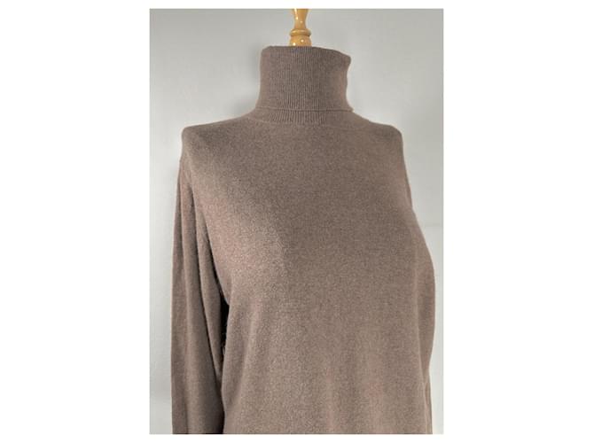 Autre Marque Donna Lane Pullover Braun Baumwolle Kaschmir Angora - Ansicht 3