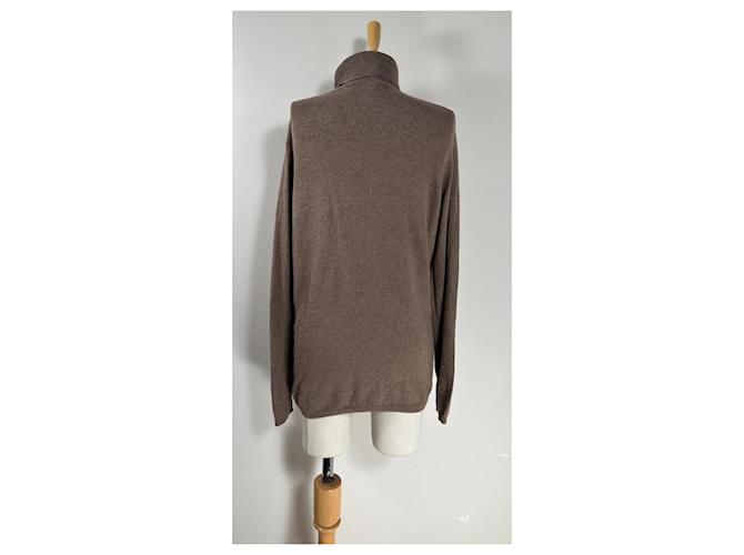 Autre Marque Donna Lane Pullover Braun Baumwolle Kaschmir Angora - Ansicht 4