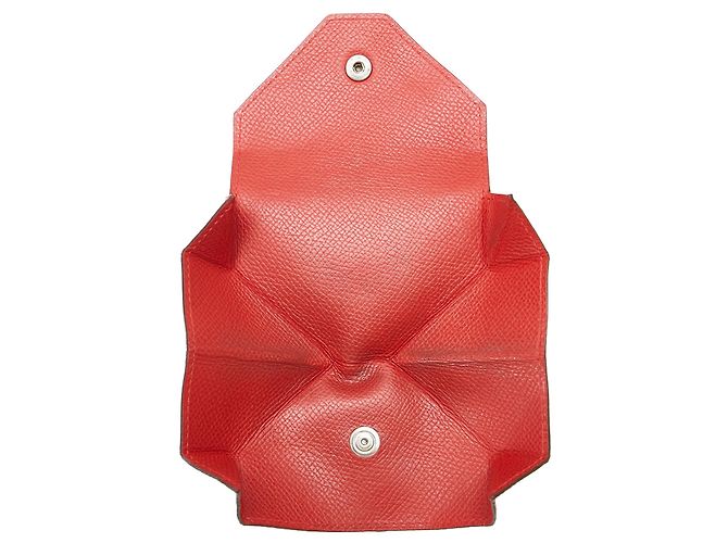 Hermès Hermes Rojo Le 24 monedero Roja - vista 5