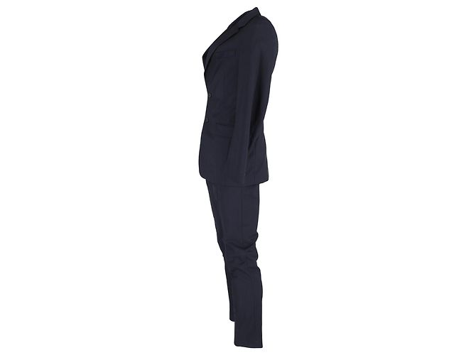Completo Prada a due pezzi in lana nera - vista 2