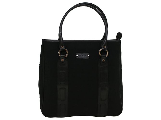 Bulgari BVLGARI Tragetasche Canvas Schwarz Auth bs8797 - Ansicht 13