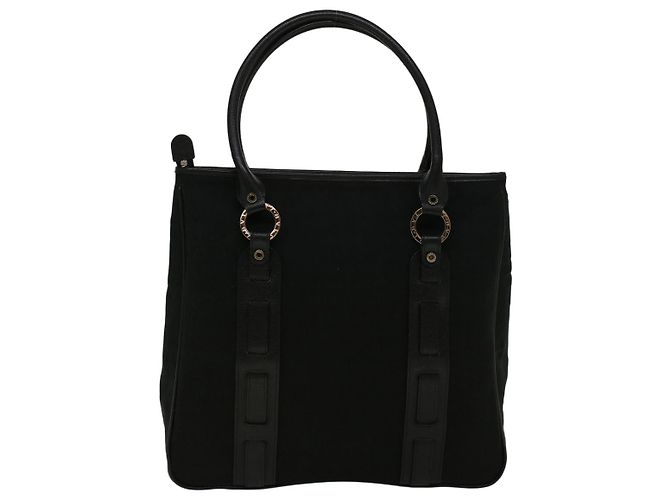 Bulgari BVLGARI Tragetasche Canvas Schwarz Auth bs8797 - Ansicht 2