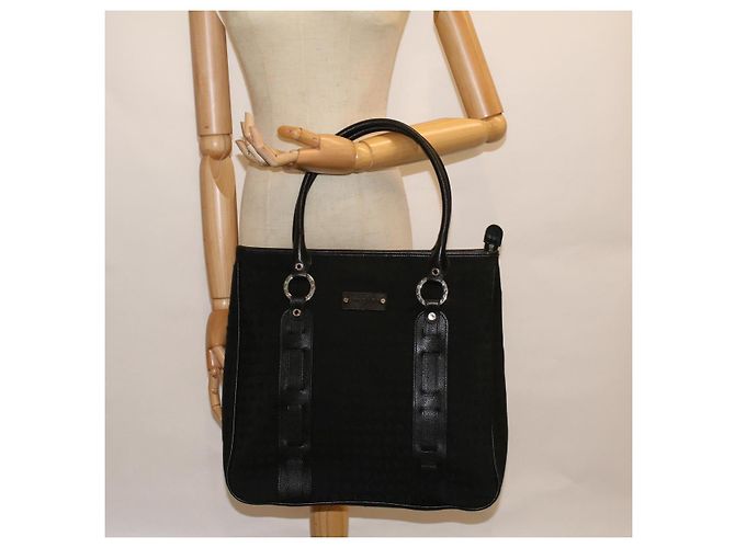 Bulgari BVLGARI Tragetasche Canvas Schwarz Auth bs8797 - Ansicht 20