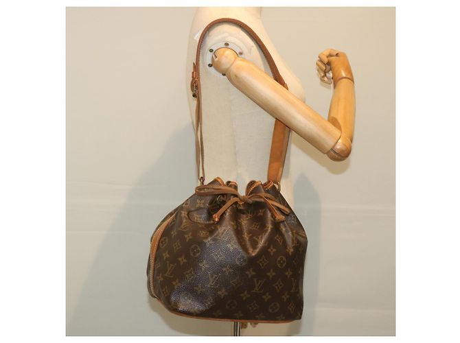 LOUIS VUITTON Monogram Petit Noe Borsa a tracolla M42226 LV Aut 58718 Monogramma - vista 20