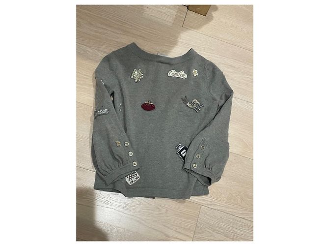 Chanel Cardigan aus Kaschmir Grau - Ansicht 12