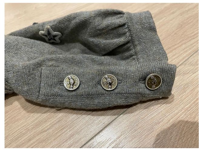 Chanel Cardigan aus Kaschmir Grau - Ansicht 2