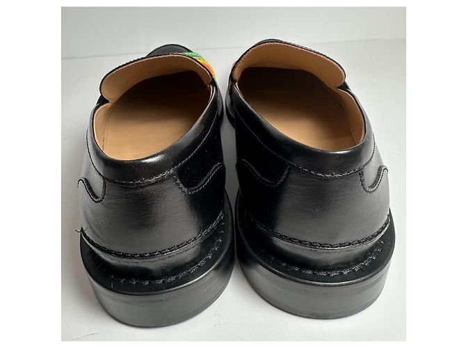Mocassini JW Anderson in pelle nera Nero Multicolore - vista 5