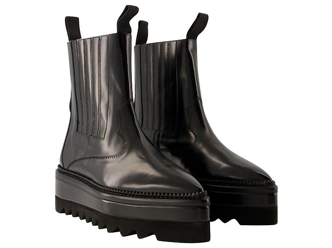 AJ1311 Botas - Toga Pulla - Cuero - Negro - vista 2