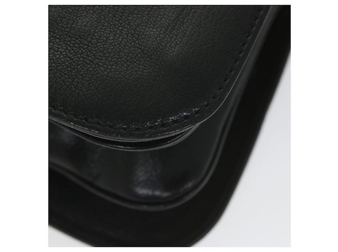 GUCCI Borsa a tracolla intrecciata in pelle nera 115746 Auth ki3687 Nero - vista 16