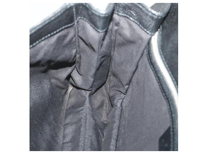 GUCCI Borsa a tracolla intrecciata in pelle nera 115746 Auth ki3687 Nero - vista 18