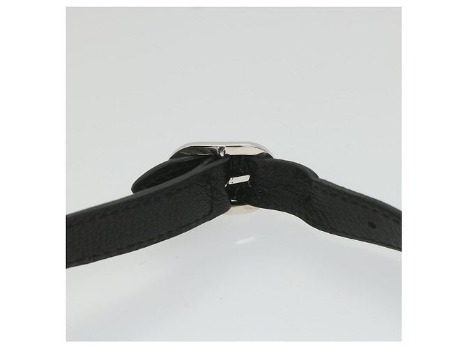 GUCCI Borsa a tracolla intrecciata in pelle nera 115746 Auth ki3687 Nero - vista 8