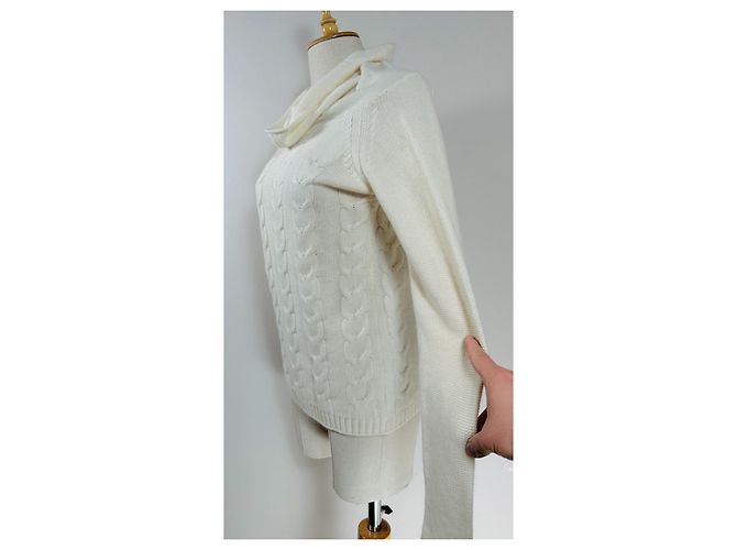 Autre Marque Jersey Katia Serafini de cachemira blanco - vista 4