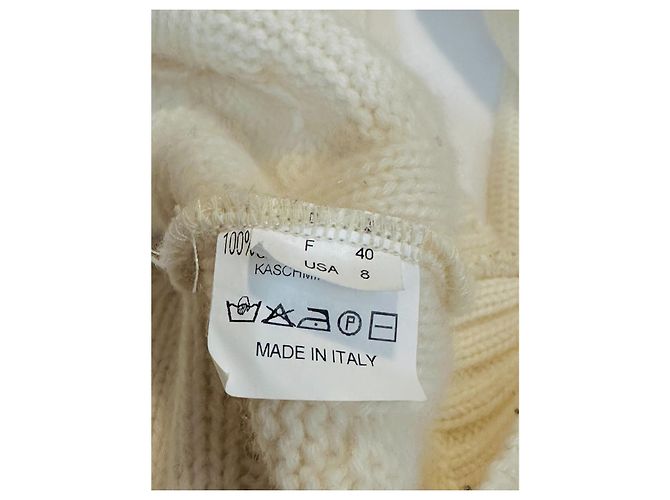 Autre Marque Jersey Katia Serafini de cachemira blanco - vista 7