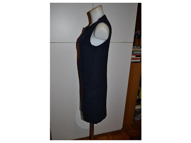 Ermanno Scervino Wollkleid Blau - Ansicht 2