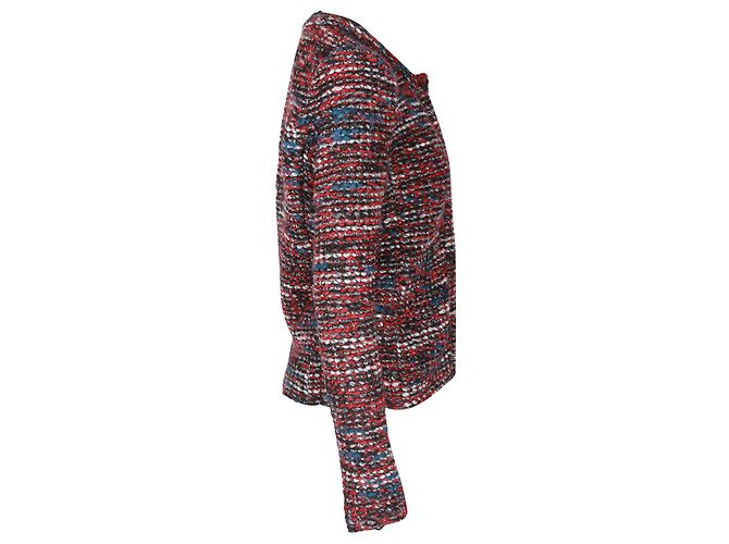 Iro Carene Tweed Jacket in Multicolor Acrylic and Wool Python print - view 2