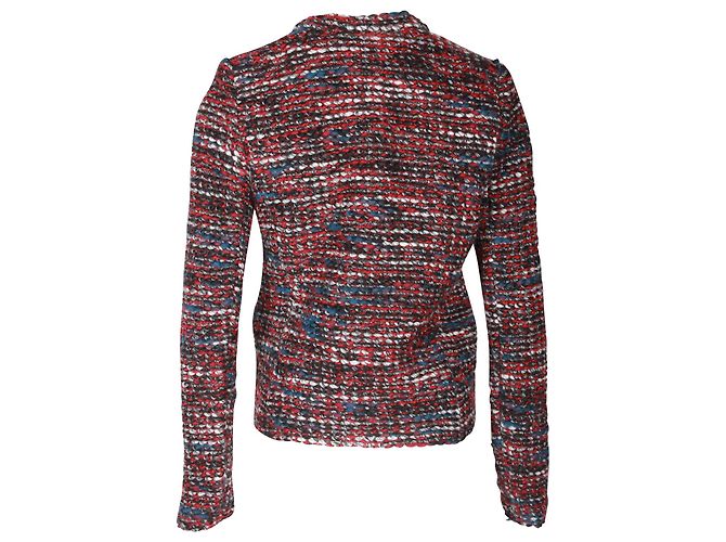 Iro Carene Tweed Jacket in Multicolor Acrylic and Wool Python print - view 3