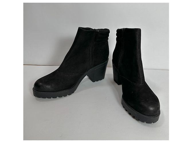 Stivaletti Vagabond in pelle nera Nero - vista 4