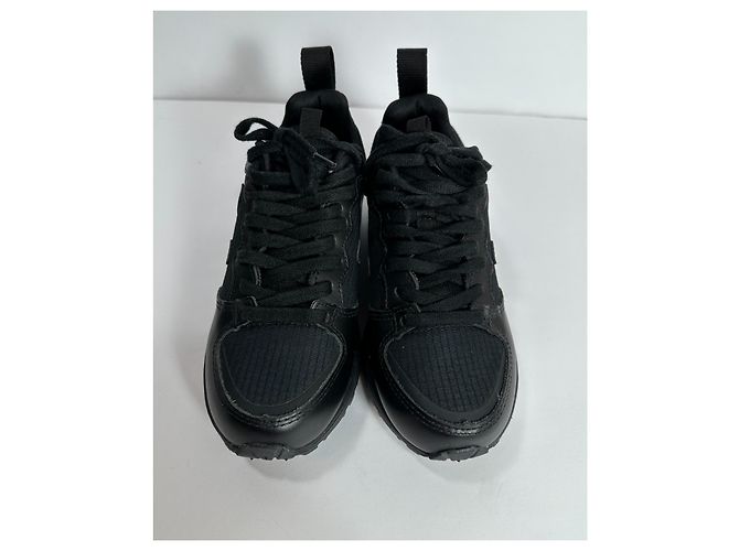 Veja Venturi Ripstop Turnschuhe Schwarz Leder - Ansicht 2