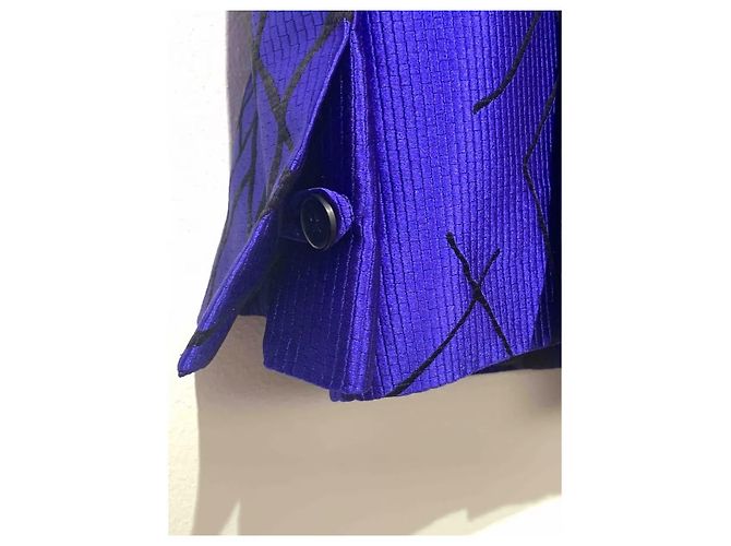 Haider Ackermann blue runway blazer - view 7