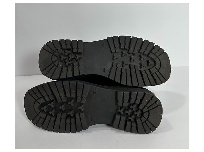 Autre Marque Botines Elida de cuero negro Pavement - vista 6
