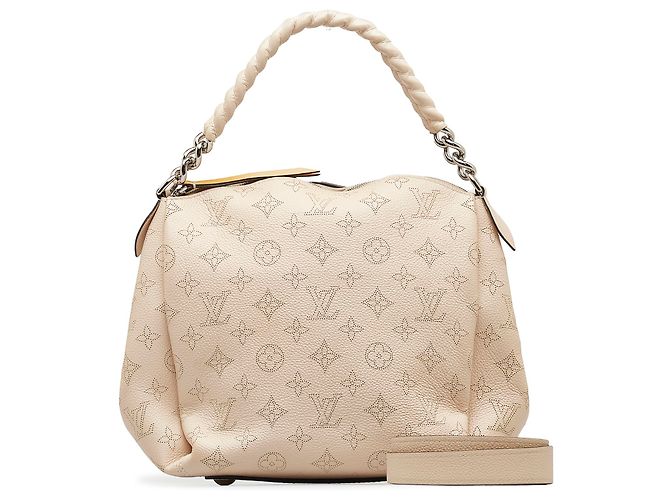 Louis Vuitton Monogramma Marrone Mahina Babylone Catena BB Beige - vista 11