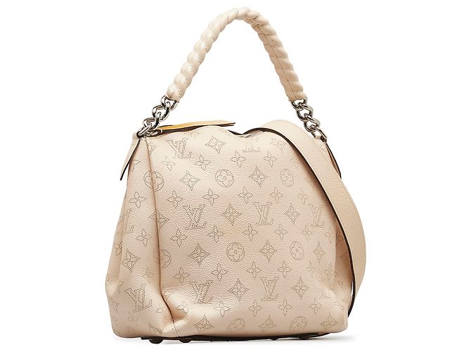 Louis Vuitton Monogramma Marrone Mahina Babylone Catena BB Beige - vista 2