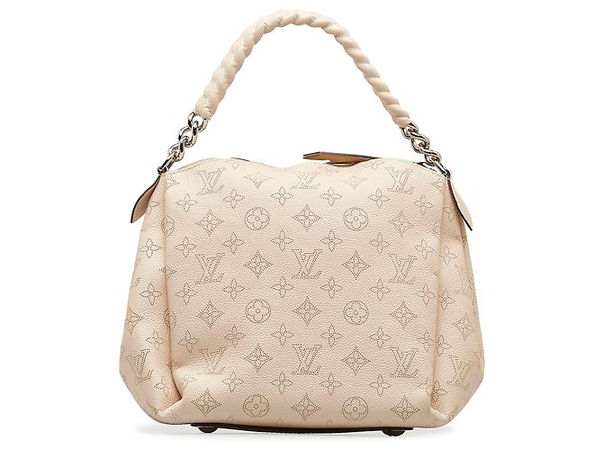 Louis Vuitton Monogramma Marrone Mahina Babylone Catena BB Beige - vista 3