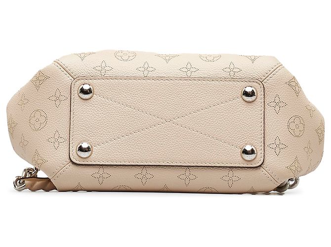Louis Vuitton Monogramma Marrone Mahina Babylone Catena BB Beige - vista 4
