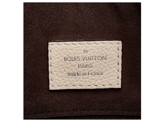 Louis Vuitton Monogramma Marrone Mahina Babylone Catena BB Beige - vista 6