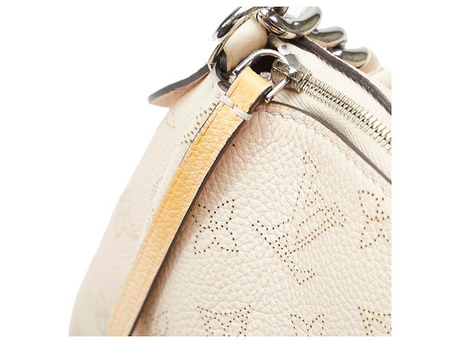 Louis Vuitton Monogramma Marrone Mahina Babylone Catena BB Beige - vista 8