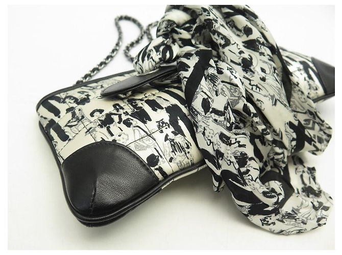 NUOVA TAVOLETTA DI CIOCCOLATO CHANEL MADEMOISELLE BORSA SCIARPA IN SETA COCO - vista 3