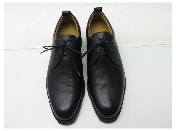 Hermès NUOVE SCARPE HERMES DERBY BEAUDEAIRE GRAIN D'H 2029572H 42 scarpe nuove Nero - vista 7