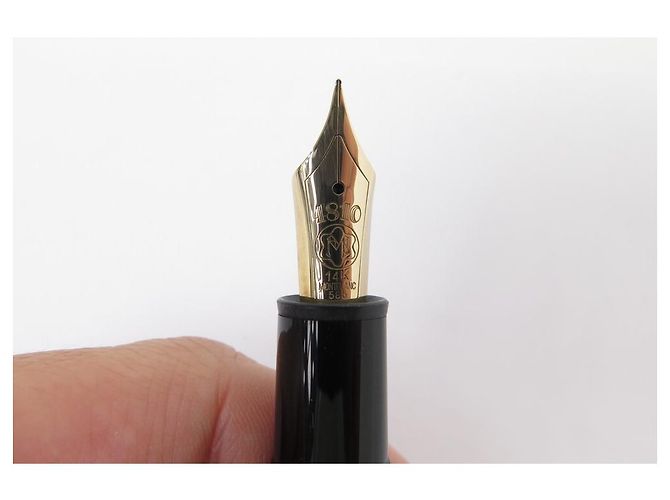 NEUER VINTAGE MONTBLANC MEISTERSTUCK KOLBENFÜLLFEDERHALTER 146 FÜLLER Schwarz - Ansicht 2