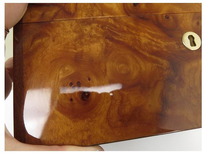 BOX FÜR BREGUET CLASSIC GROßE KOMPLIKATIONSUHR ULME LUPE HOLZ Braun - Ansicht 11